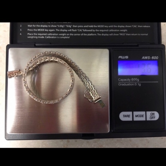 Sterling silver necklaces-bracelet set - Picture 4 of 8